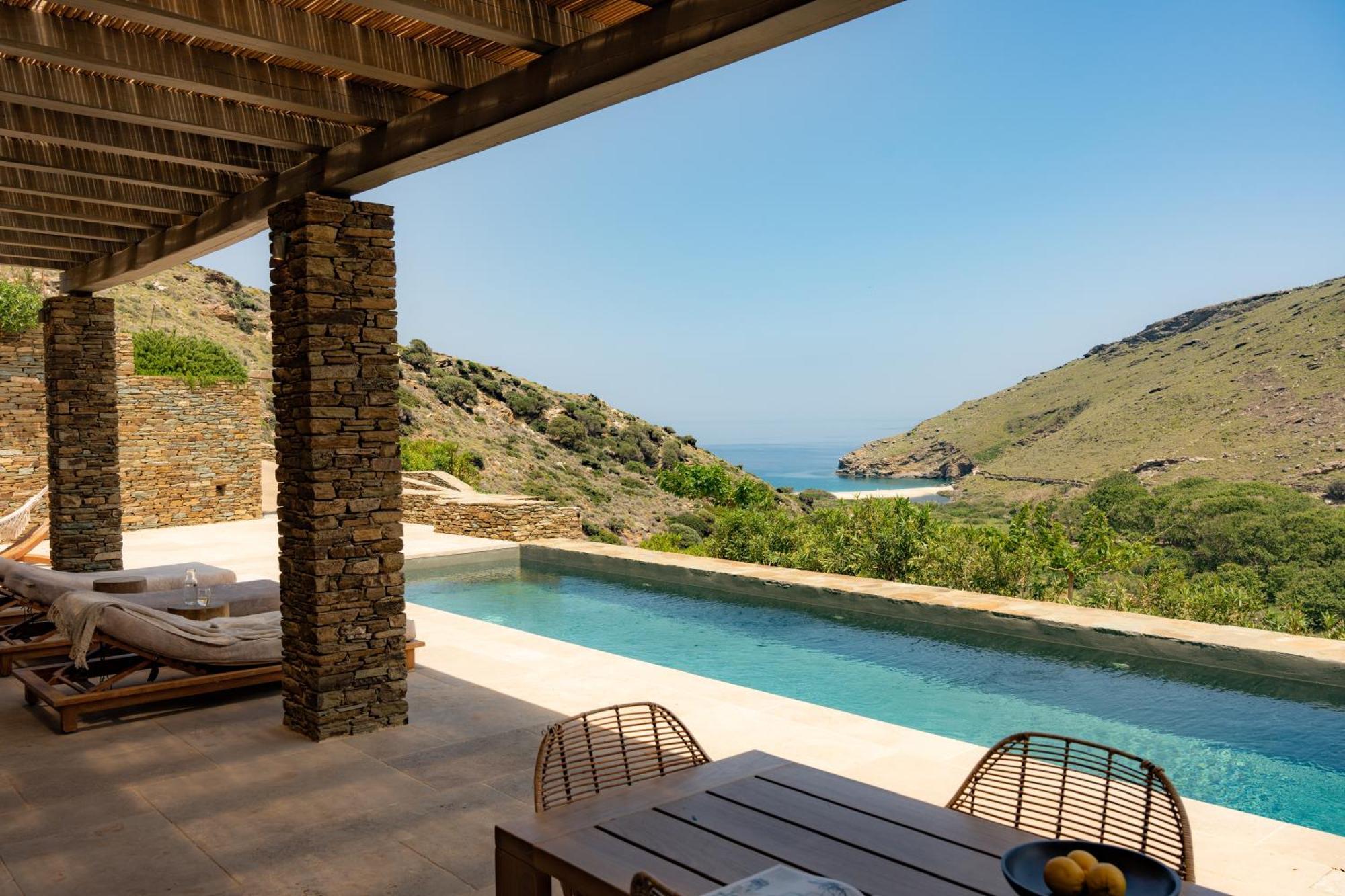 Onar Andros ξενώνας Άχλα Εξωτερικό φωτογραφία
