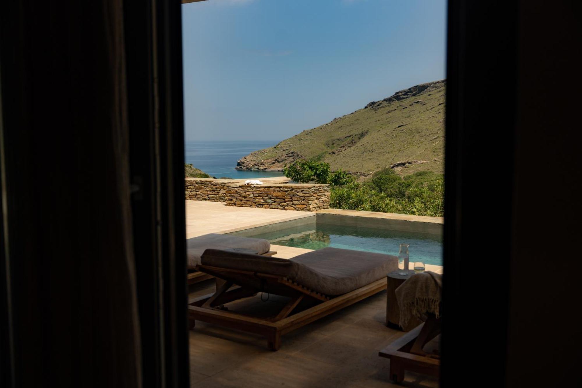 Onar Andros ξενώνας Άχλα Εξωτερικό φωτογραφία