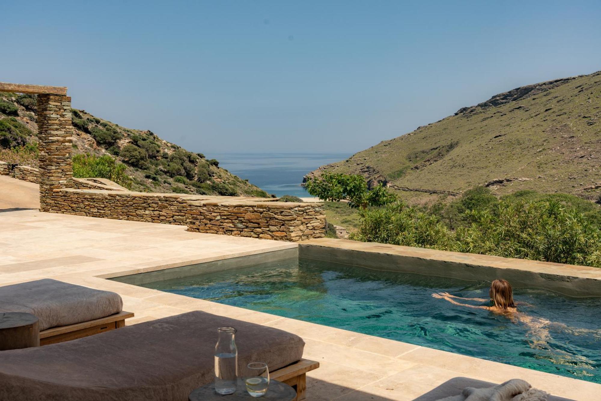 Onar Andros ξενώνας Άχλα Εξωτερικό φωτογραφία