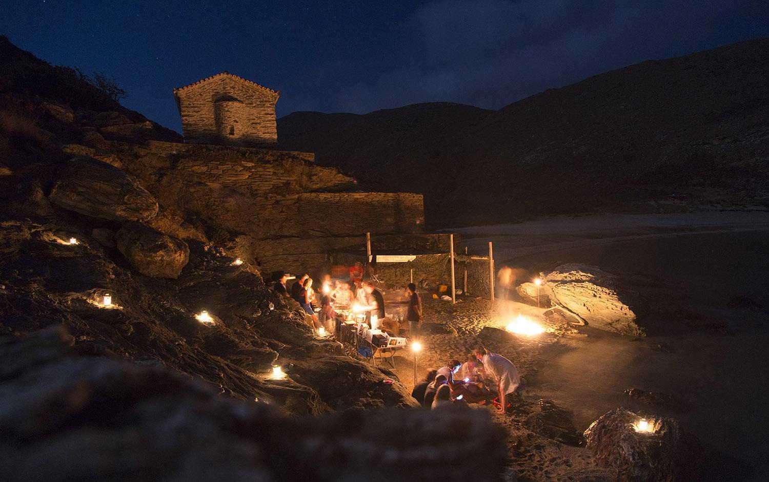Onar Andros ξενώνας Άχλα Εξωτερικό φωτογραφία